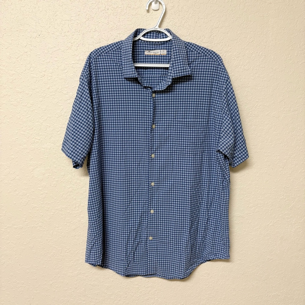 Peter Millar Featherweight Button Down Shirt Mens… - image 1